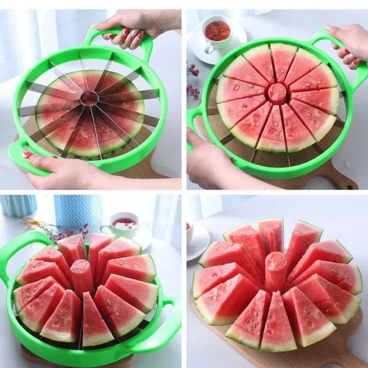 OneVenderยฎStainless Steel Watermelon Slicer & Cutter | Easy Fruit Cutting Tool - OneVender