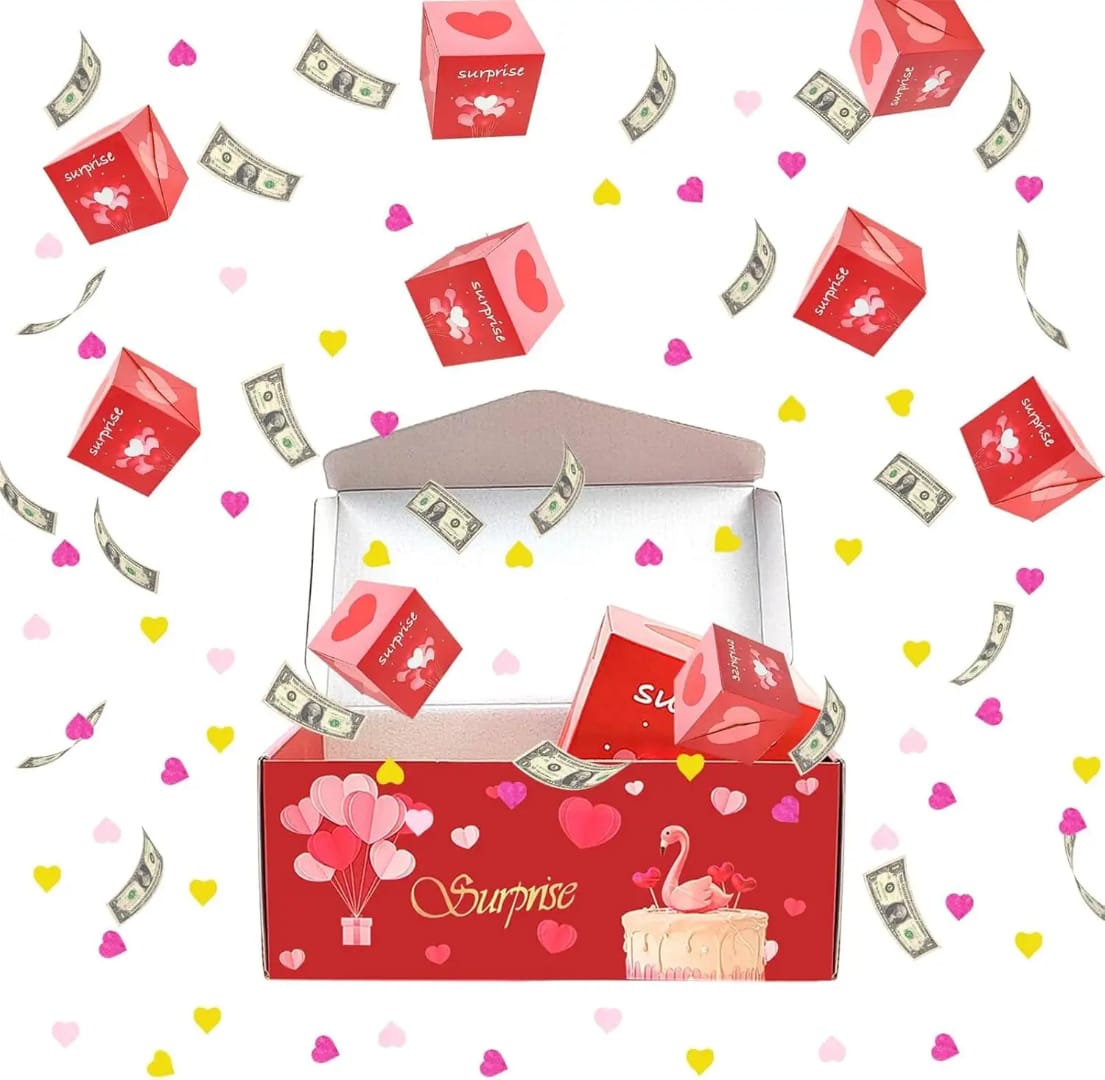 Flying Gift Box with Explosion Cards | Unique Surprise Gift Box - OneVender