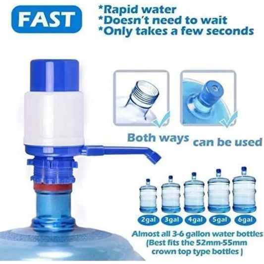 OneVender®Manual Water Pump Dispenser | Portable Drinking Water Pump - OneVender