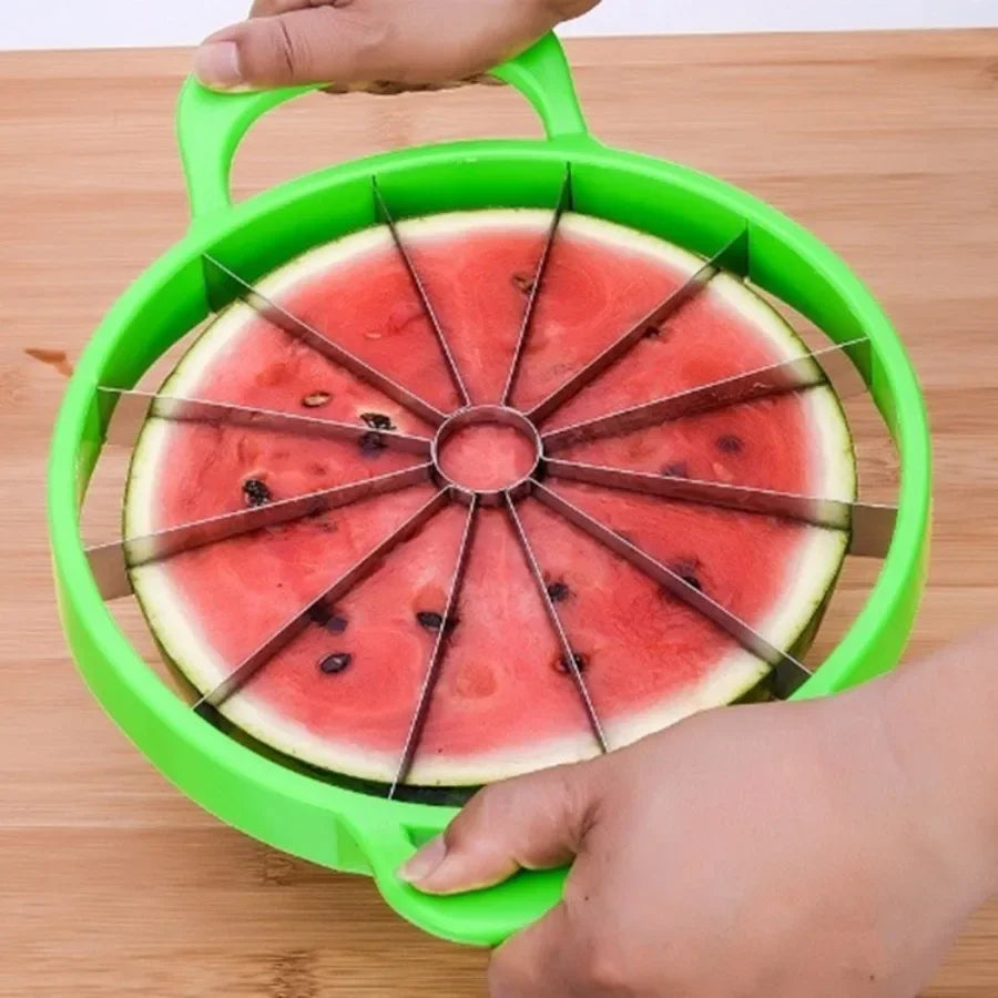 OneVender®Stainless Steel Watermelon Slicer & Cutter | Easy Fruit Cutting Tool - OneVender
