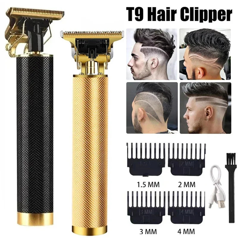 OneVender®Premium Hair Trimmer T9 | Vintage Metal Body Professional Clippers - OneVender