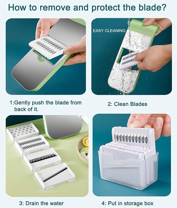 5-in-1 Stainless Steel Vegetable Cutter & Salad Maker - OneVender