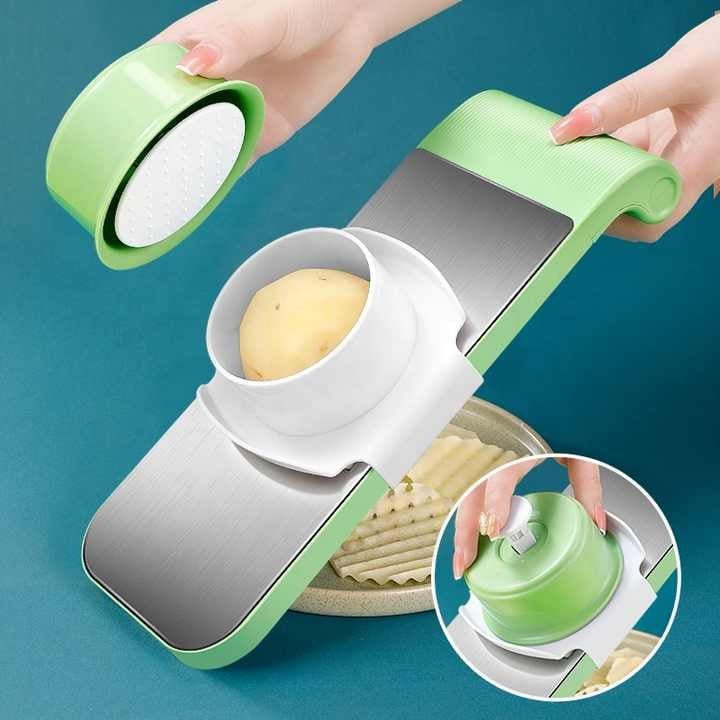 5-in-1 Stainless Steel Vegetable Cutter & Salad Maker - OneVender