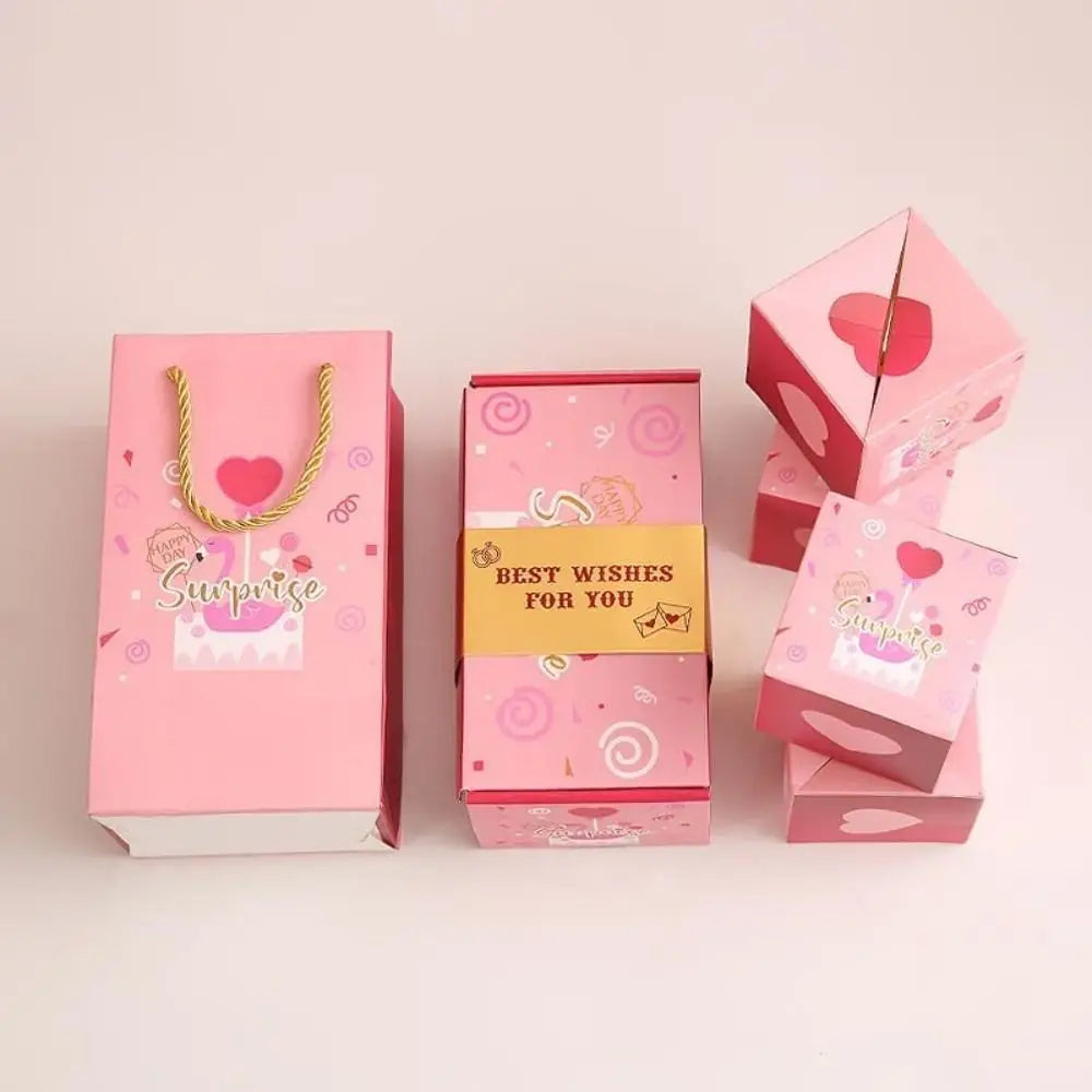 OneVender®Surprise Flying Gift Box with Explosion Cards | Unique Personalized Gift - OneVender