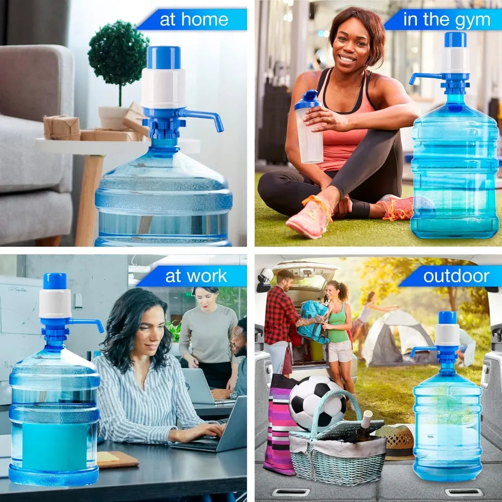 OneVender®Manual Water Pump Dispenser | Portable Drinking Water Pump - OneVender