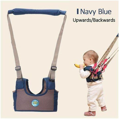 OneVender baby walker strap with anti-fall waist protection and walking aid for infants and toddlers, shown in use.