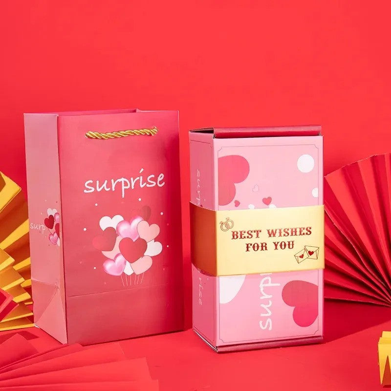 OneVender®Surprise Flying Gift Box with Explosion Cards | Unique Personalized Gift - OneVender
