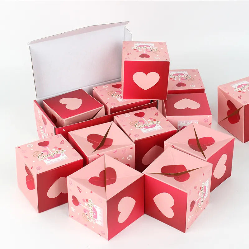 OneVender®Surprise Flying Gift Box with Explosion Cards | Unique Personalized Gift - OneVender
