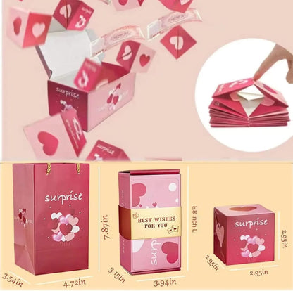 Flying Gift Box with Explosion Cards | Unique Surprise Gift Box - OneVender