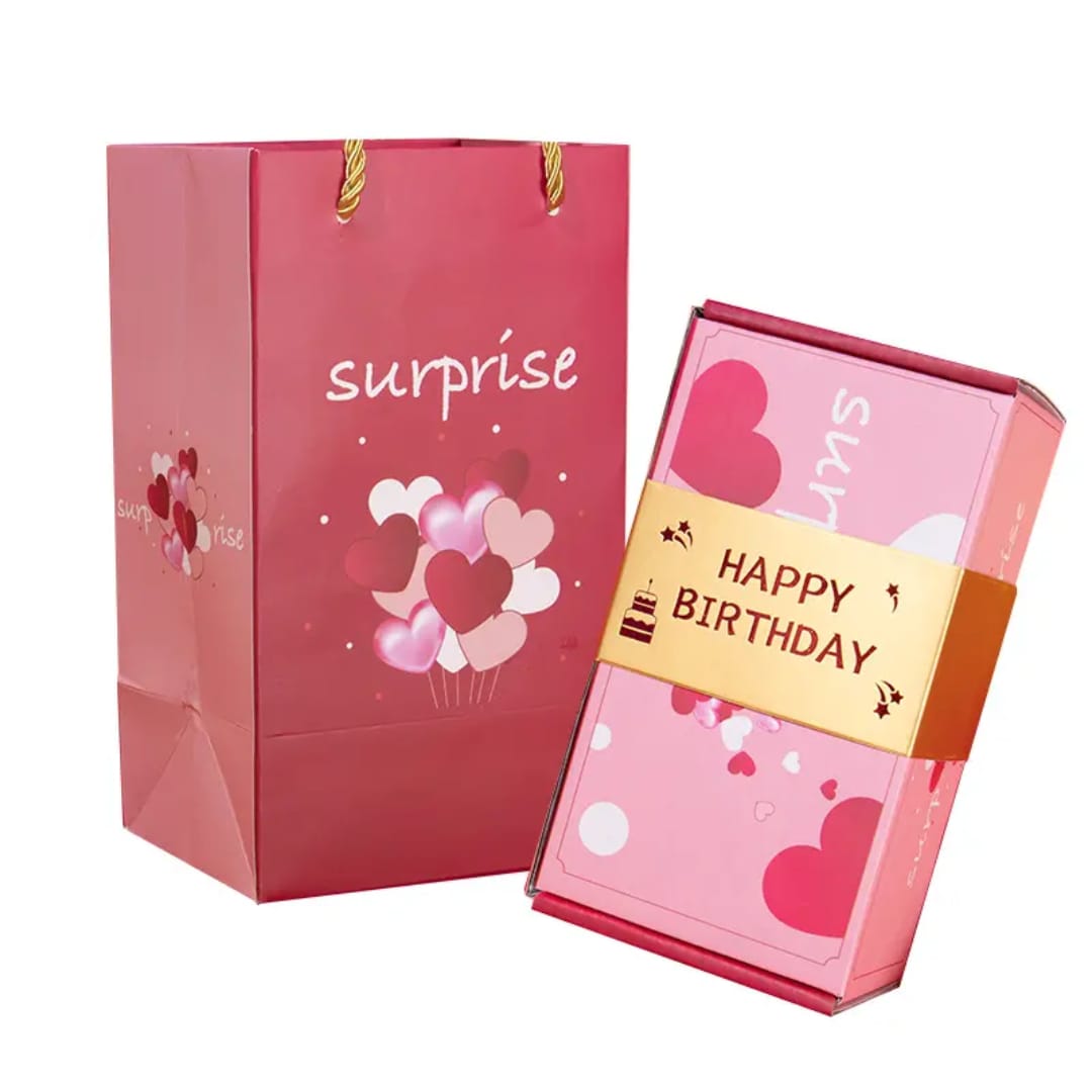 OneVender®Surprise Flying Gift Box with Explosion Cards | Unique Personalized Gift - OneVender