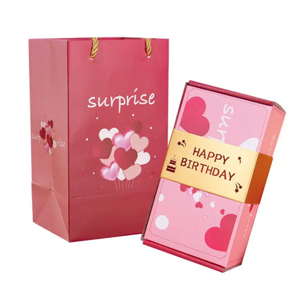 OneVender®Surprise Flying Gift Box with Explosion Cards | Unique Personalized Gift - OneVender