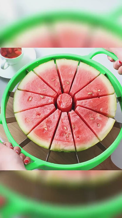 OneVender®Stainless Steel Watermelon Slicer & Cutter | Easy Fruit Cutting Tool